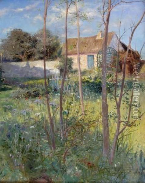 La Mazure Et Sa Gloriette Oil Painting - Jean Beauduin