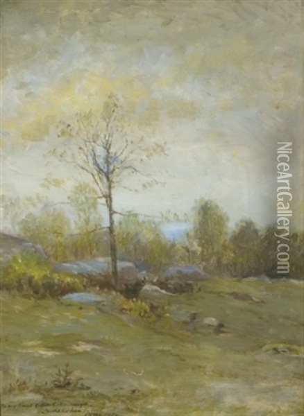 Spring, Lyme Oil Painting - Lewis Cohen