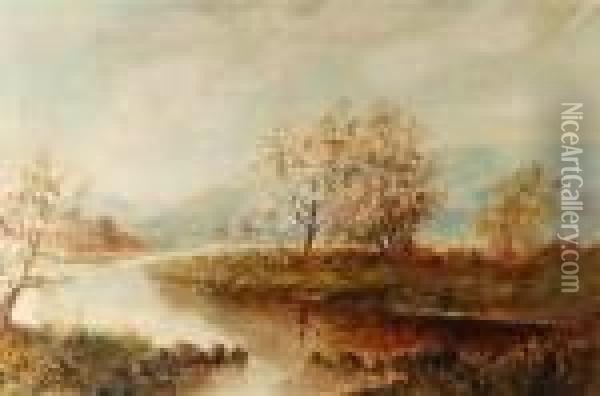 Scottish Landscape Oil Painting - William Graham
