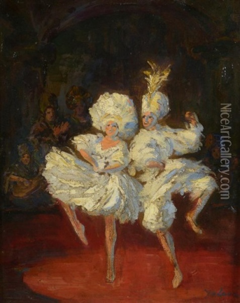 La Danse Oil Painting - Marie Yvonne Laur
