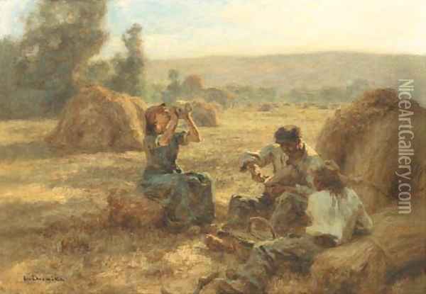 Le Goater Oil Painting - Leon Augustin Lhermitte