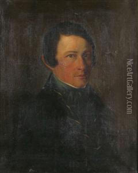 Portret Van Een Heer Oil Painting - F.A. Philips
