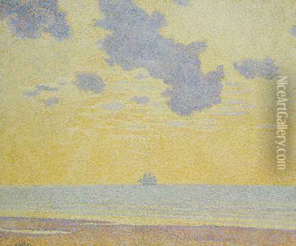 Big Clouds, 1893 Oil Painting - Theo van Rysselberghe