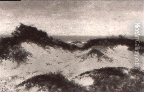 Sand Dunes Oil Painting - Charles Dorman Robinson
