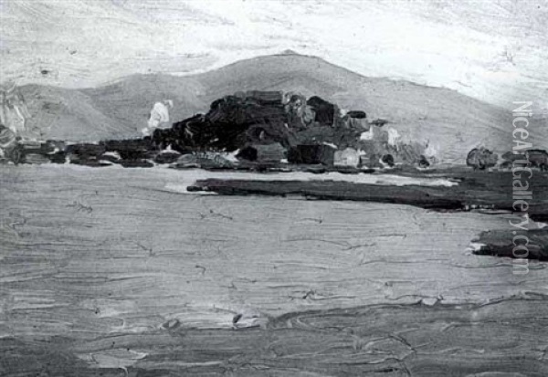 Tiburon And Belvedere Island Oil Painting - Granville S. Redmond