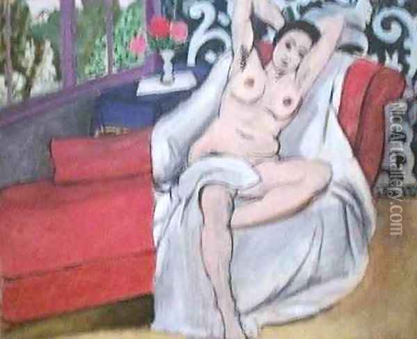 Nude on a Sofa Oil Painting - Henri Matisse
