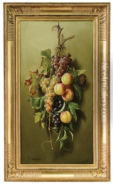 Frutti Appesi Oil Painting - Giuseppe Falchetti