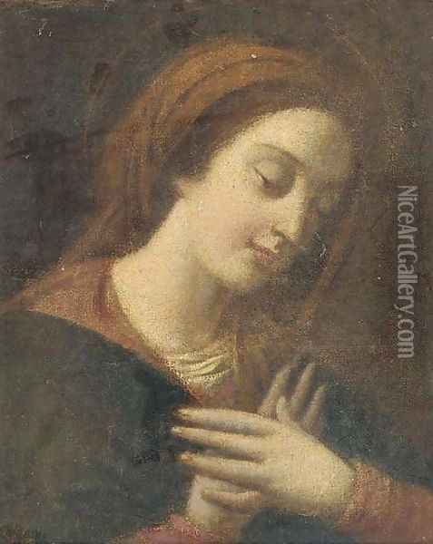 The Mater Dolorosa Oil Painting - Giovanni Battista Salvi, Il Sassoferato