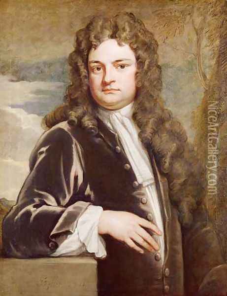 Portrait of Sir Richard Steele 1672-1729 Oil Painting - Sir Godfrey Kneller