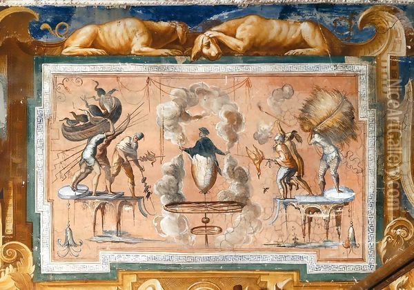 Grotesques Oil Painting - Antonio Paganino Giovanni