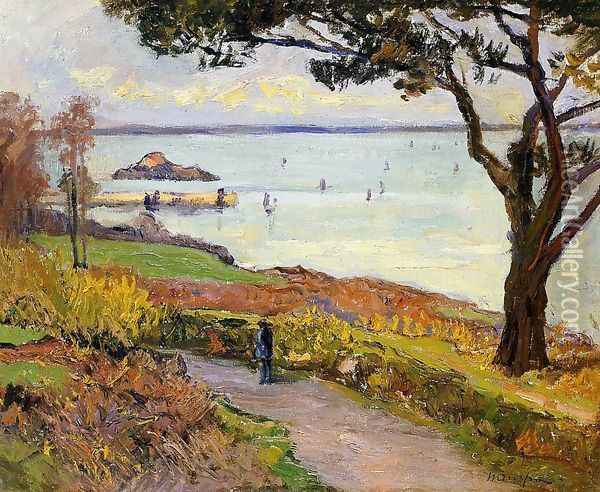 The Bay of Douarnenez Oil Painting - Maxime Maufra