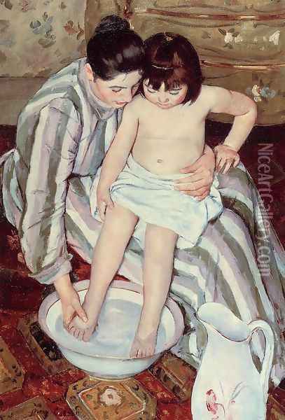 Title Unknown Oil Painting - Mary Cassatt