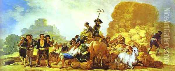Summer Oil Painting - Francisco De Goya y Lucientes
