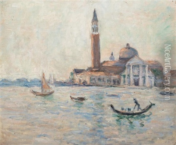 Venise, La Salute Oil Painting - Blanche Hoschede-Monet