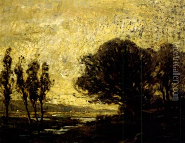 Buckinghamshire - Vers Le Soir Oil Painting - Edouard Chappel