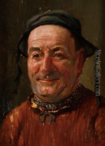 Monsieur Le Maire Oil Painting - Charles Emmanuel Joseph Roussel
