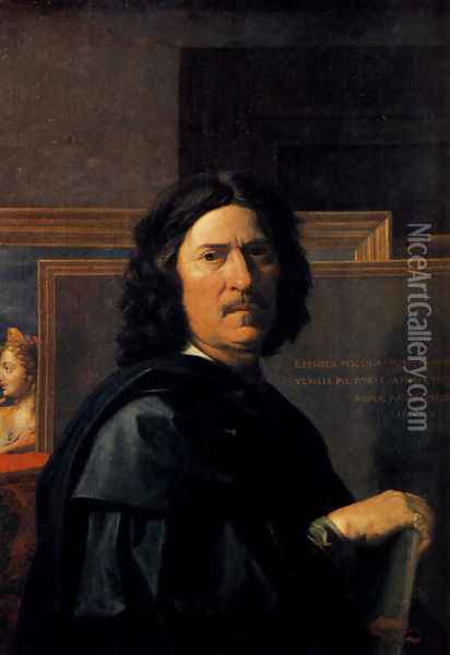 Self-Portrait 1650 Oil Painting - Nicolas Poussin