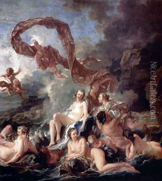 The Triumph of Venus Oil Painting - Francois Boucher