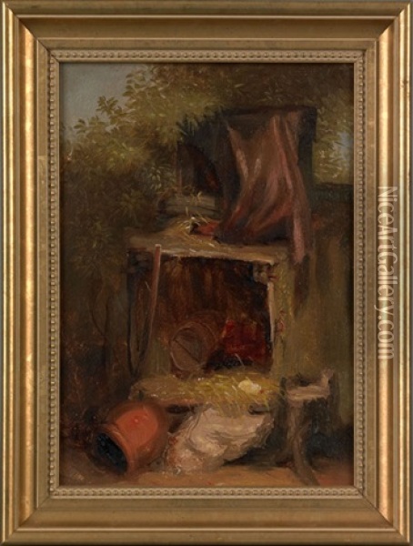 Hen's Nests Oil Painting - Mary Russell Smith