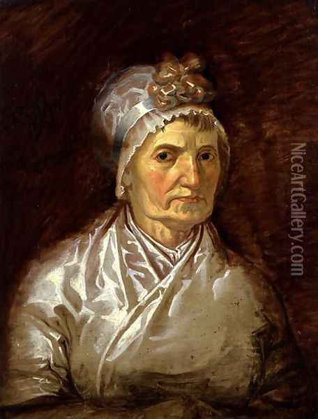 Magdalena Dorothea Runge, Mother of the Artist, 1806 Oil Painting - Philipp Otto Runge
