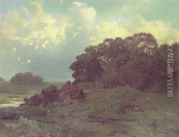 Landschaft Oil Painting - Karl Heyn