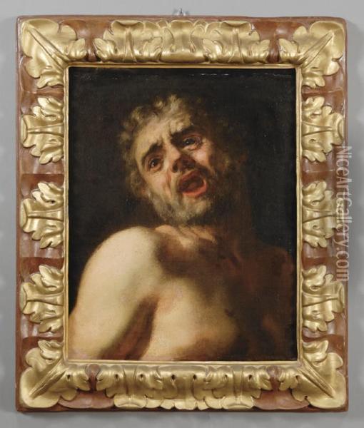 Figura Maschile Oil Painting - Giovanni Battista Langetti