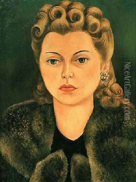 Retrato De La Senora Natasha Gelman Oil Painting - Frida Kahlo