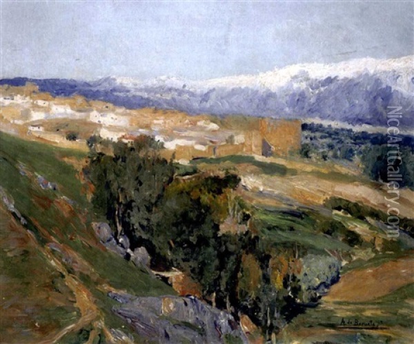 La Sierra De Guadarrama (the Guadarrama Mountains) Oil Painting - Aureliano De Beruete