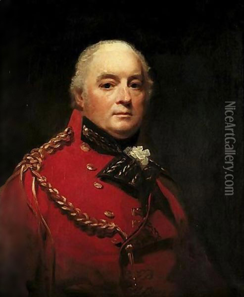 Portrait Of General James Drummond (C.1758-1831) Oil Painting - Sir Henry Raeburn