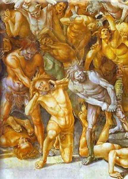 The Hell Detail 1499-1503 Oil Painting - Luca Signorelli