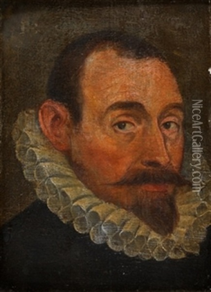 Retrato De Caballero Oil Painting - Frans Hals