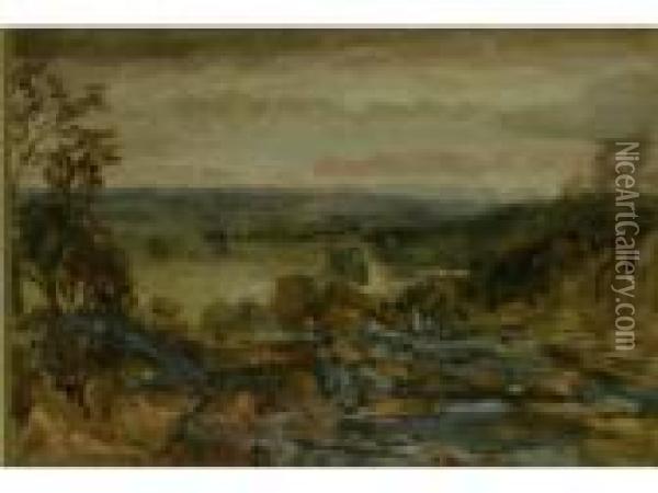 Northern Landscape Oil Painting - Samuel Bough