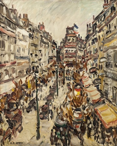 Paris Oil Painting - Emil Arthur Pittermann Longen