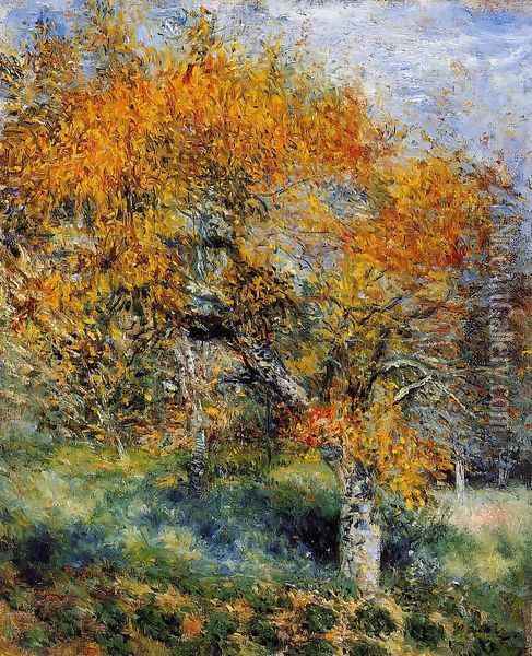 The Pear Tree Oil Painting - Pierre Auguste Renoir