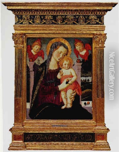 Vierge A L'enfant Oil Painting - Biagio d'Antonio Tucci