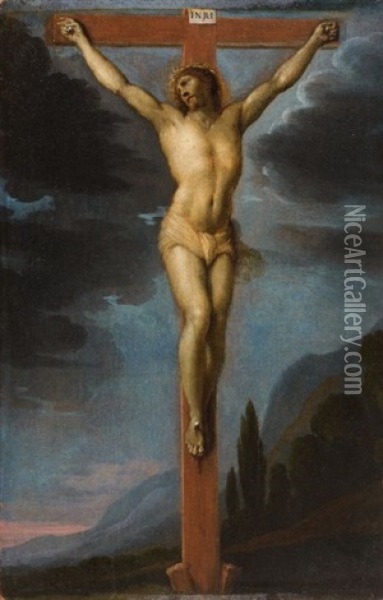 La Crucifixion Oil Painting - Lubin Baugin