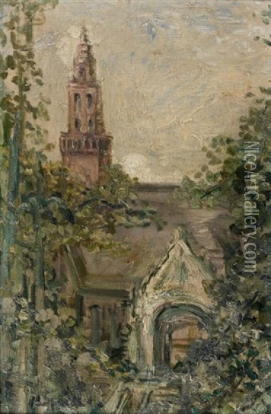 Eglise De Bretagne Oil Painting - Pierre Laprade