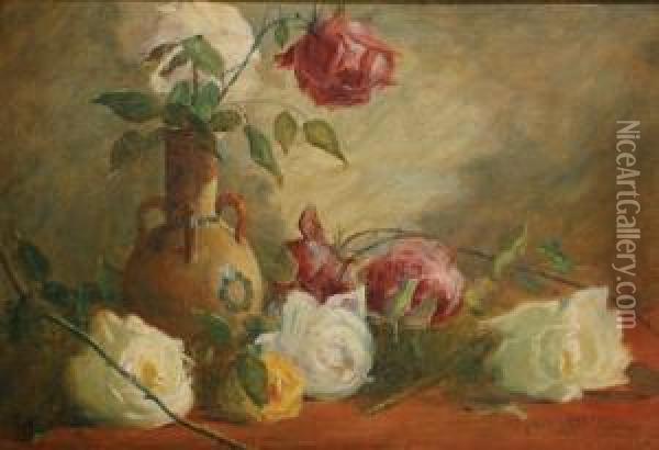 Flores Oil Painting - Abdon Pinto