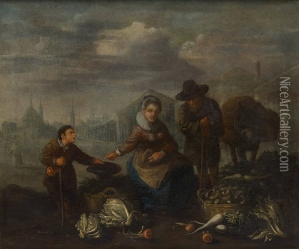 Scene De Marche Oil Painting - Quiringh Gerritsz van Brekelenkam