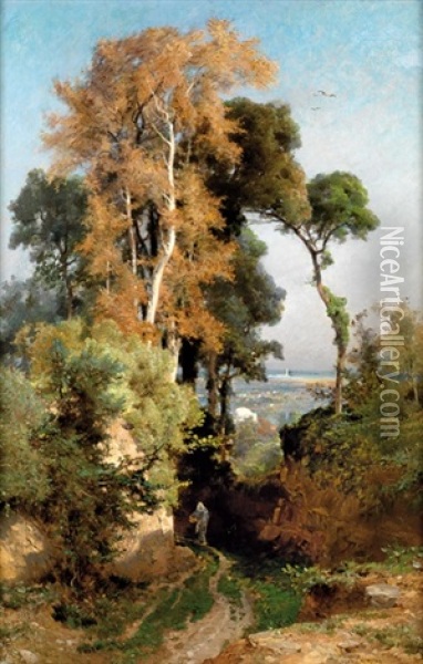 Paysage D'iran Oil Painting - Jules (Joseph Augustin) Laurens