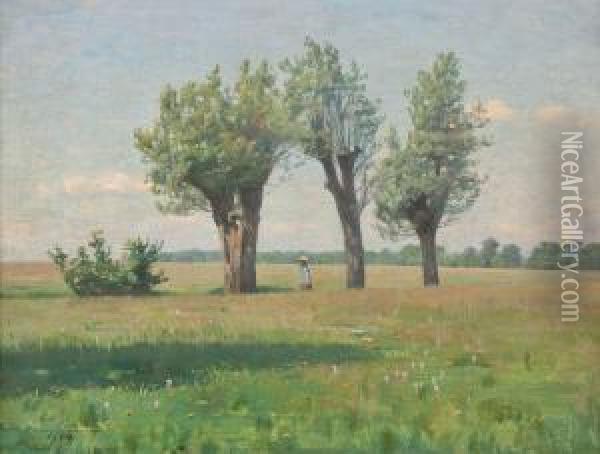 Vier Landschaftsansichten Oil Painting - Ernst Von Saucken
