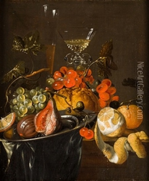 Bodegon De Frutas Oil Painting - Jan Davidsz De Heem