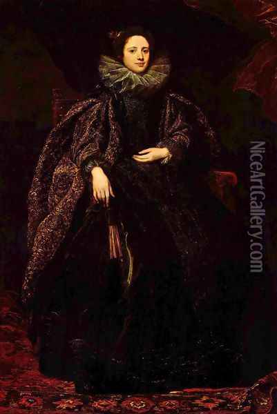 Portrait of the Marchesa Balbi Oil Painting - Sir Anthony Van Dyck