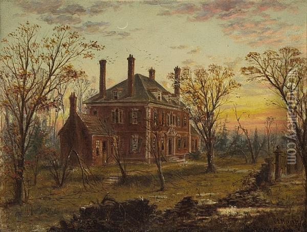 The Ruins Of Old On The James River Oil Painting - Edward Lamson Henry