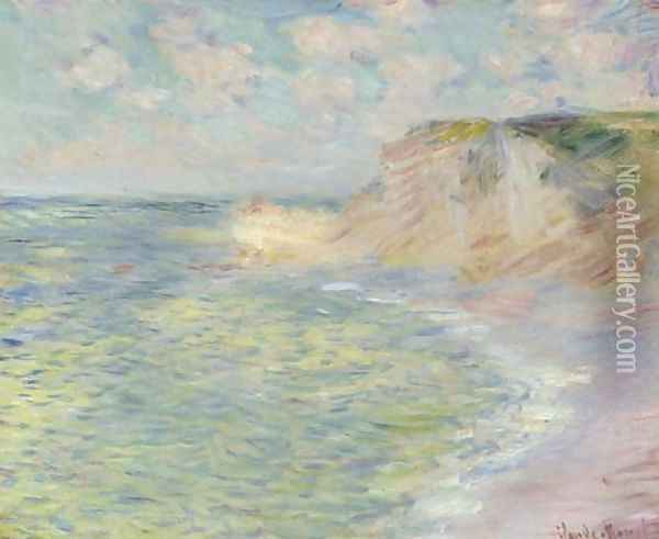 La falaise d'Amont Oil Painting - Claude Oscar Monet
