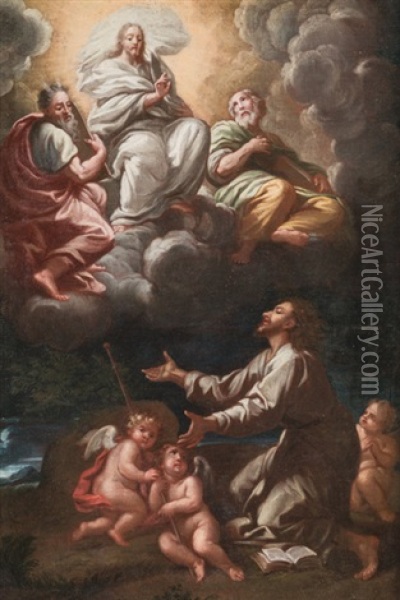 Christus Auf Dem Berg Tabor Oil Painting - Filippo Lauri