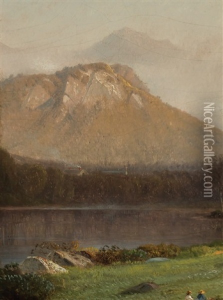 Picnic On The Hudson Oil Painting - Samuel Colman