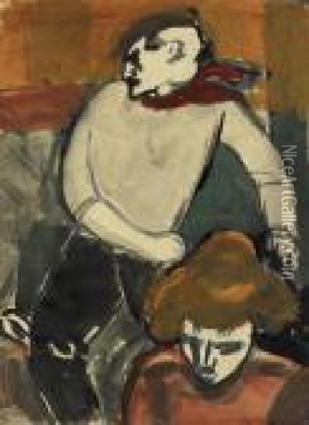 L'apache Oil Painting - Amedeo Modigliani