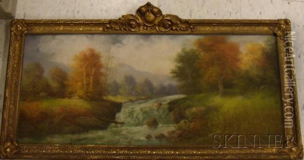 River View Oil Painting - William Henry Chandler