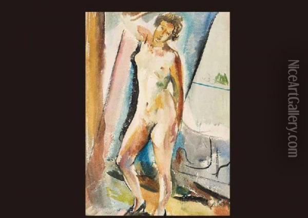 Nude Oil Painting - Andre Favory